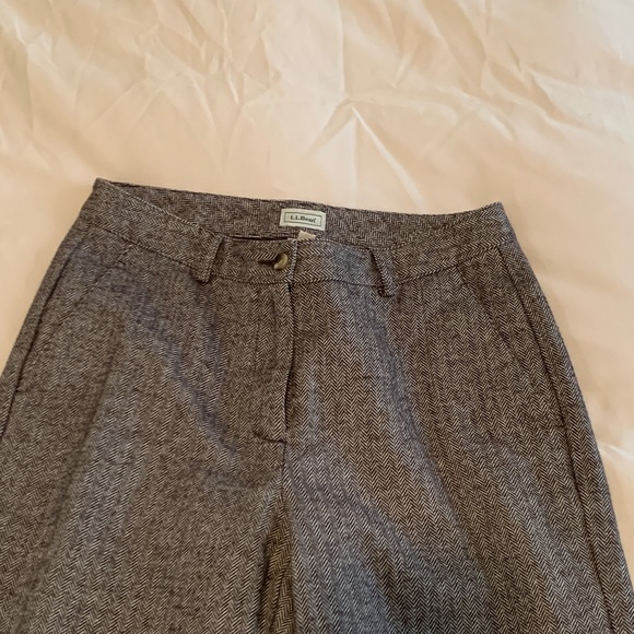 L.L. Bean size 6 Regular Herringbone Vintage Pants - Picture 2 of 14